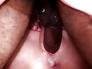 Amateur Black Creampie Cumshot Interracial MILF Pussy Wife